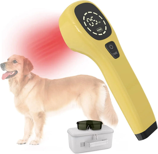 Laser Therapy for Pets 2x808 nm Tens Infrared Red Light Therapy Device for Dogs Tendons Soft Tissue Ligament Injuries&PainRelief